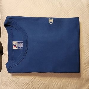 Vtg 90s Champion Authentic Athletic Apparel Tee Navy Large Costa Rica